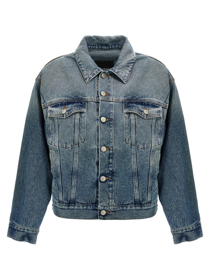 Cut-out denim jacket Down jacket, Parka, Casual jackets