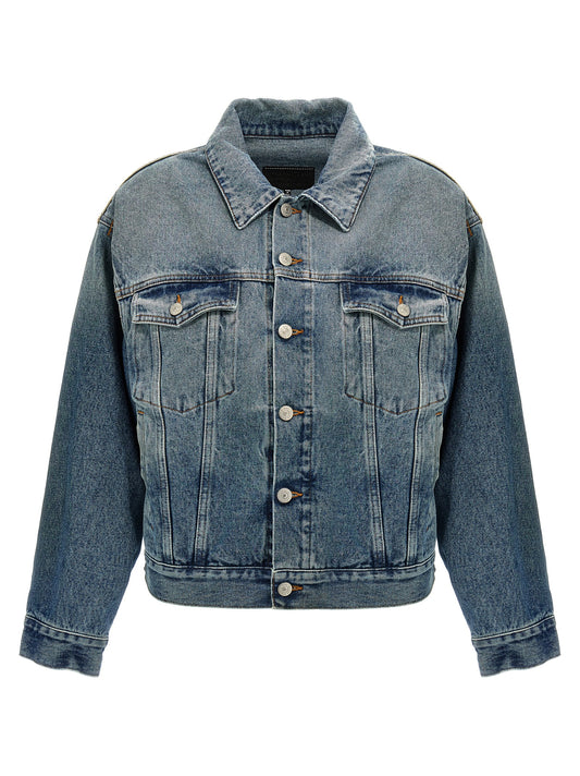 Cut-out denim jacket Down jacket, Parka, Casual jackets