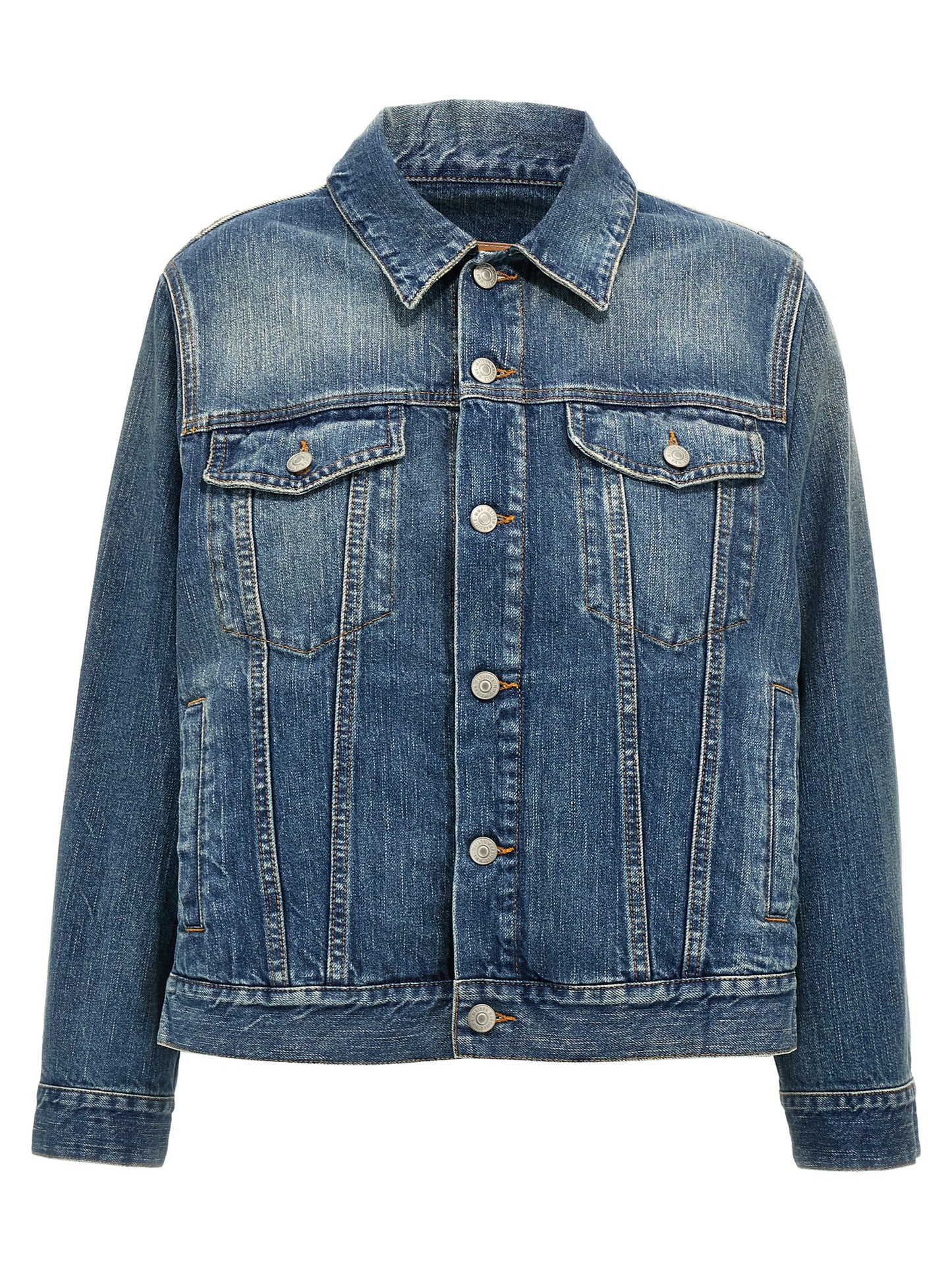 Layered denim jacket Casual jackets, parka
