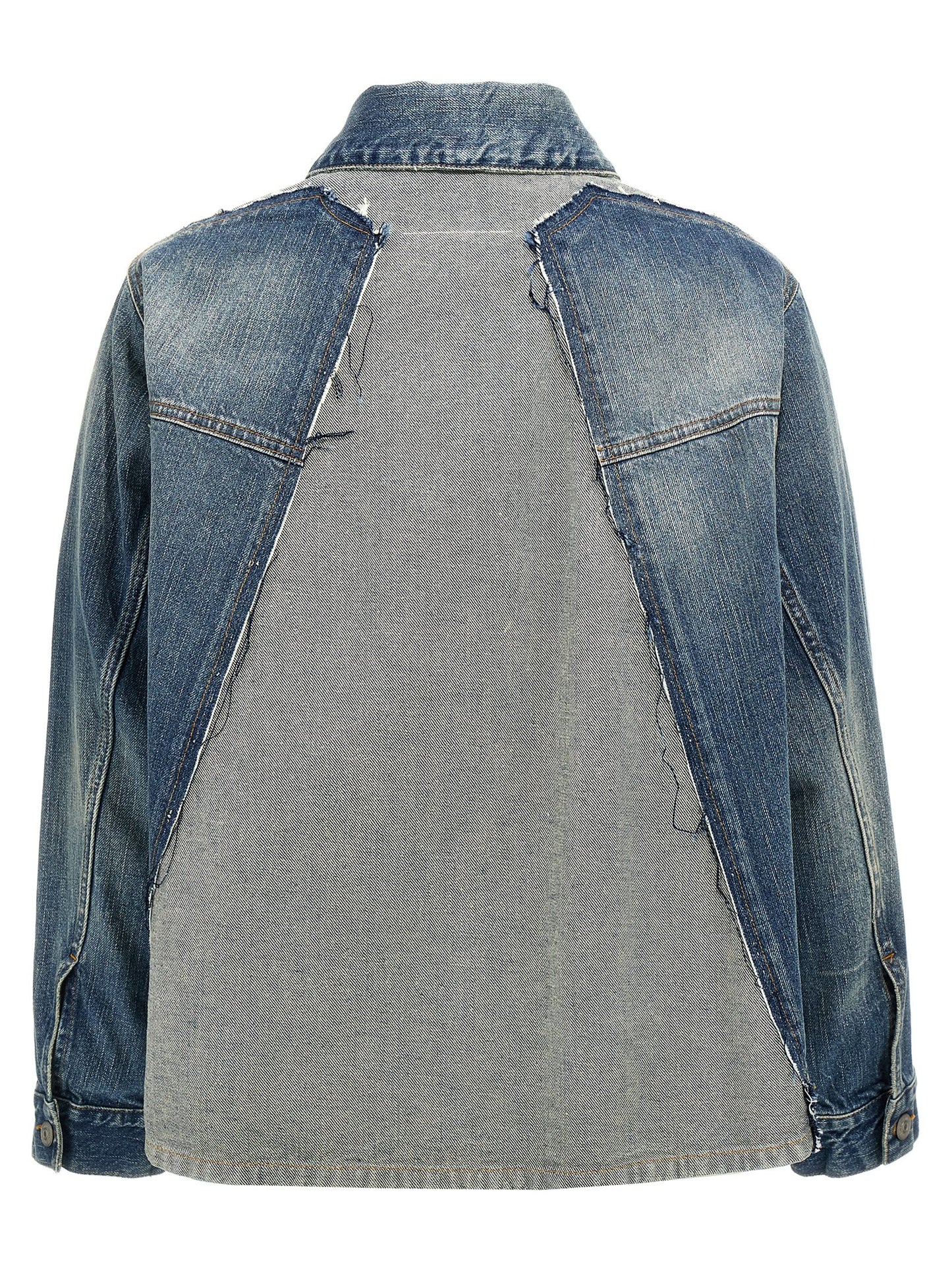 Layered denim jacket Casual jackets, parka