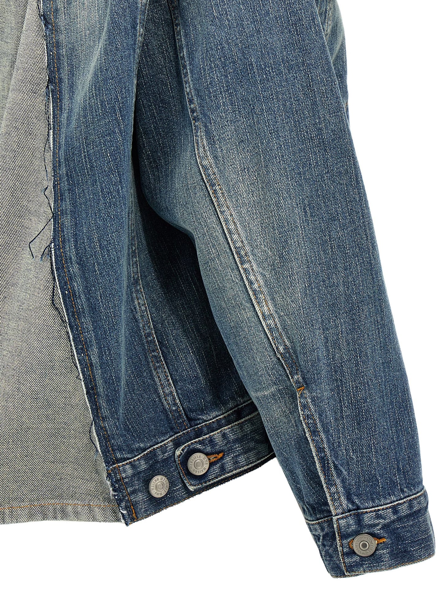 Layered denim jacket Casual jackets, parka