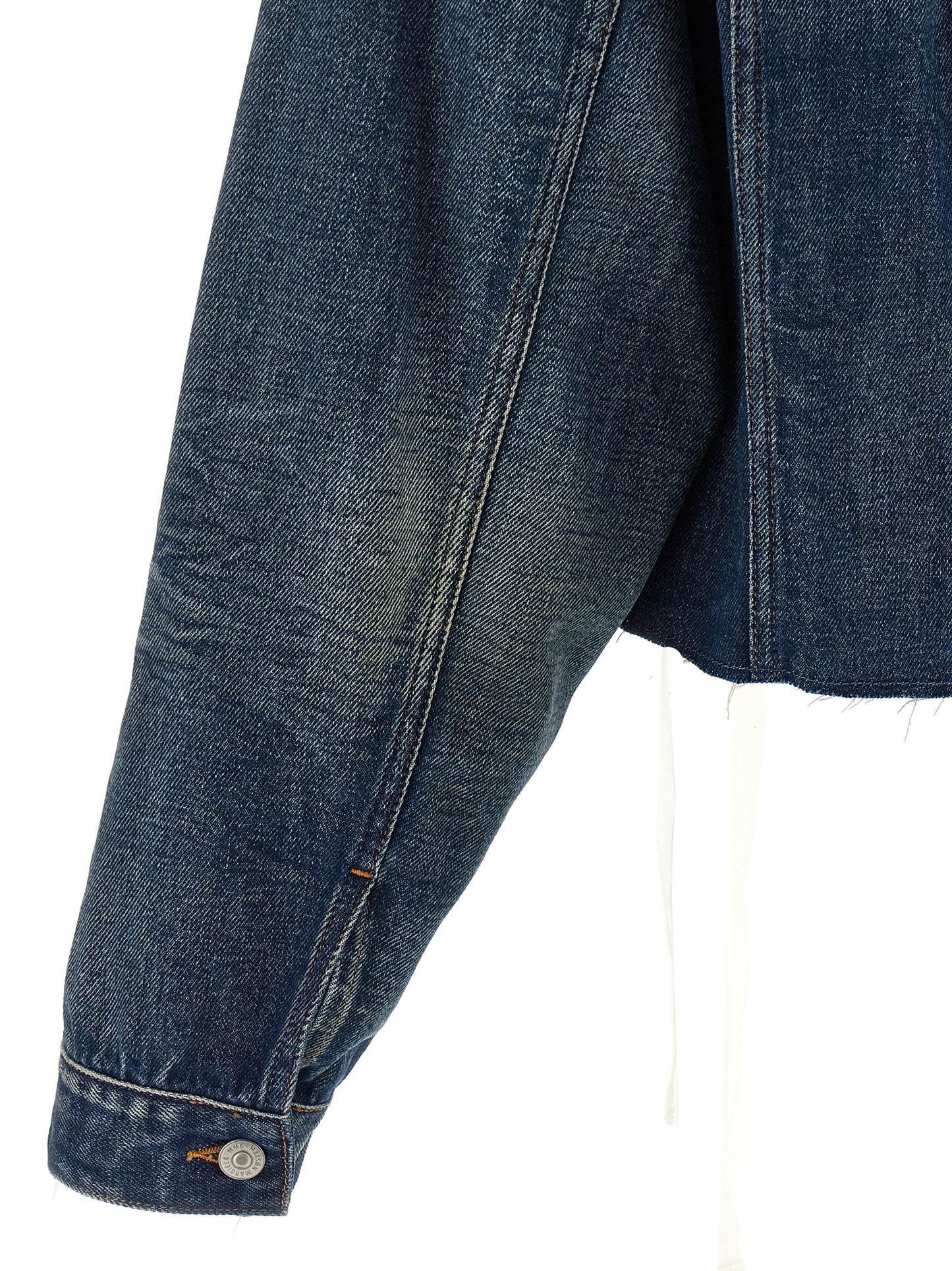 Tape denim jacket Down jacket, Parka, Casual jackets