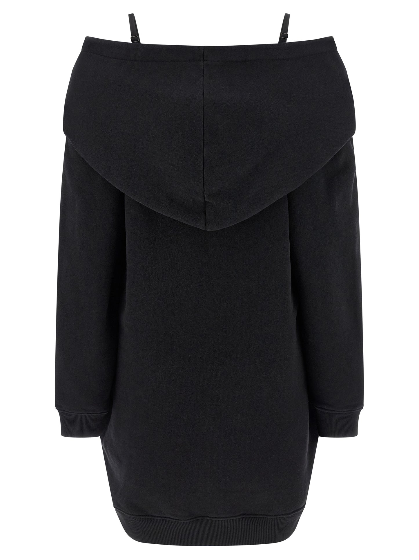 Off-shoulder hooded dress Dresses