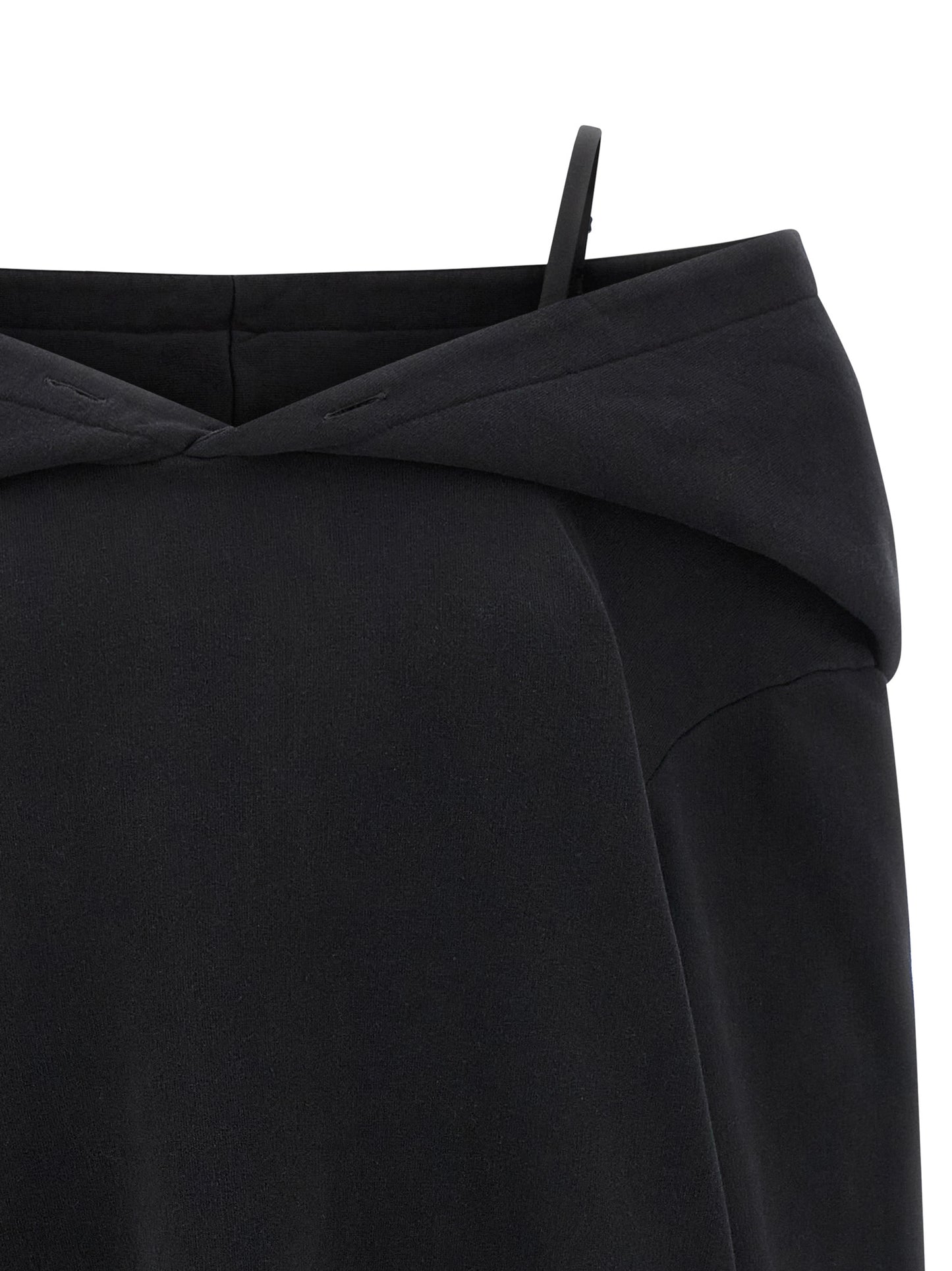 Off-shoulder hooded dress Dresses