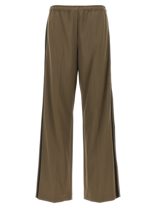 Satin band pants Pants