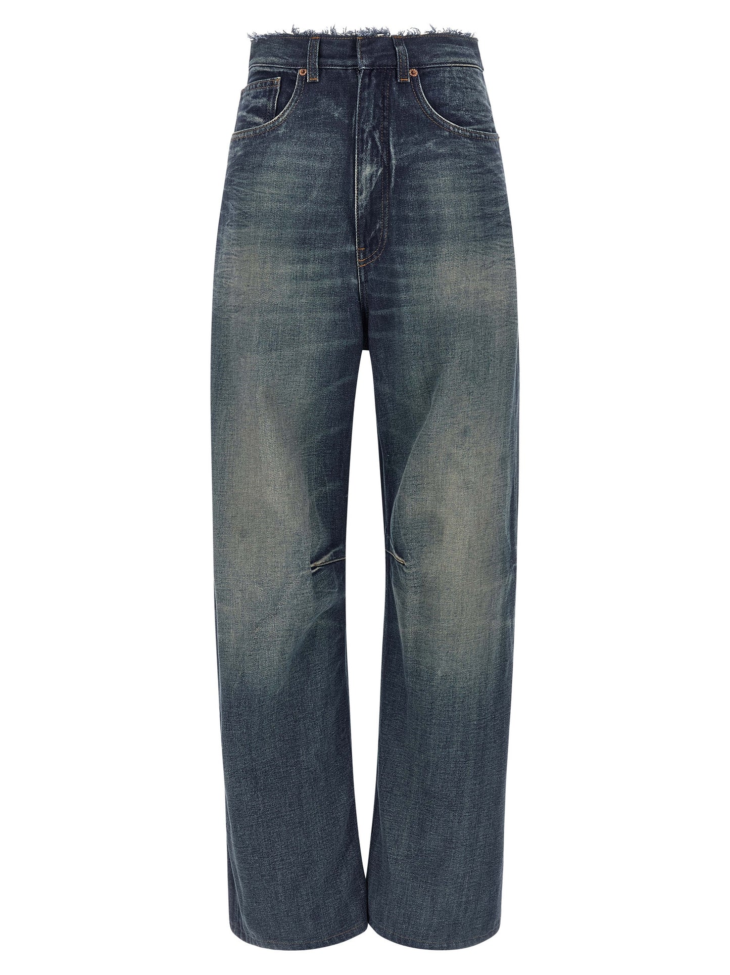 Raw cut band jeans Jeans