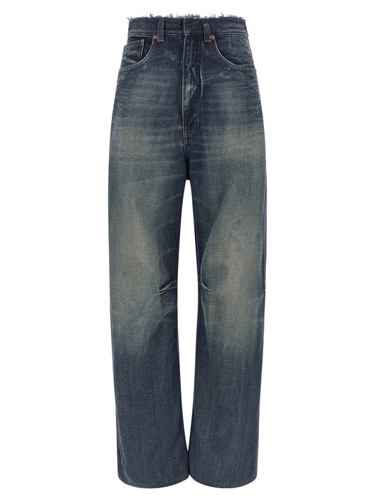 Raw cut band jeans Jeans