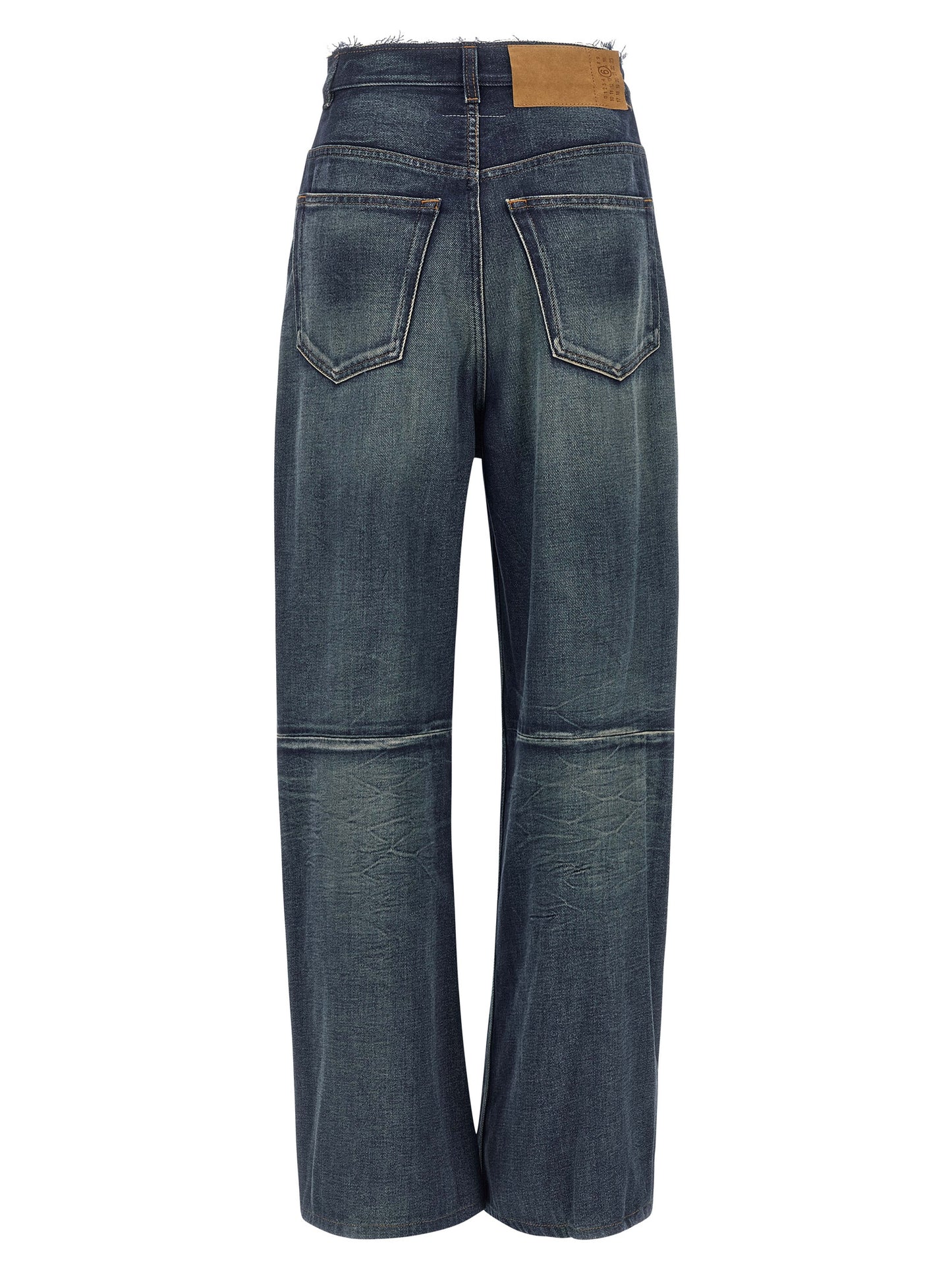 Raw cut band jeans Jeans