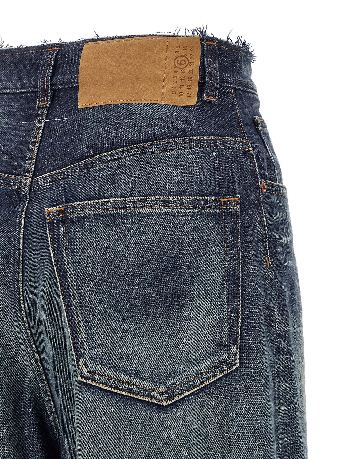 Raw cut band jeans Jeans