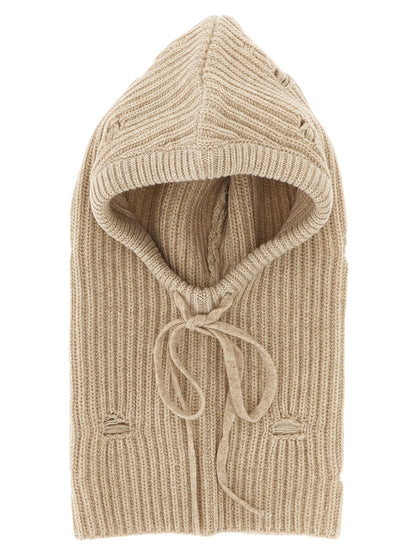 Distressed wool balaclava Hats