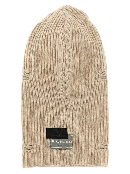 Distressed wool balaclava Hats