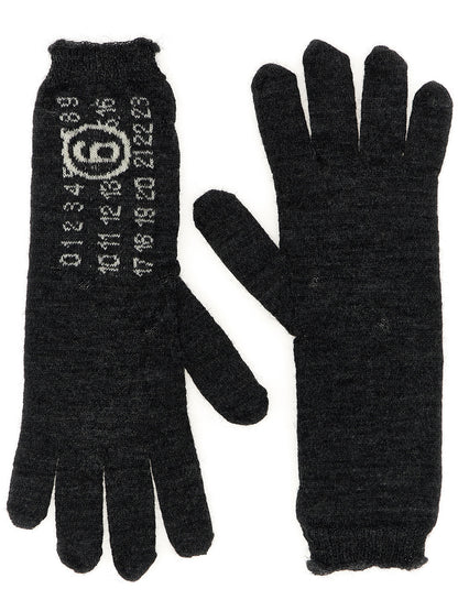 'Numeric signature MM6' gloves Gloves