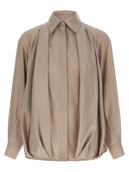 Silk draped shirt Shirt, blouse