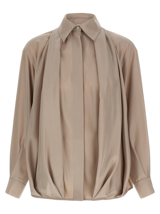 Silk draped shirt Shirt, blouse
