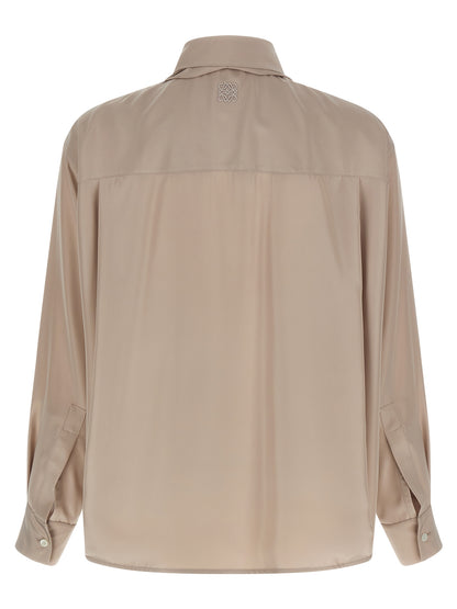 Silk draped shirt Shirt, blouse