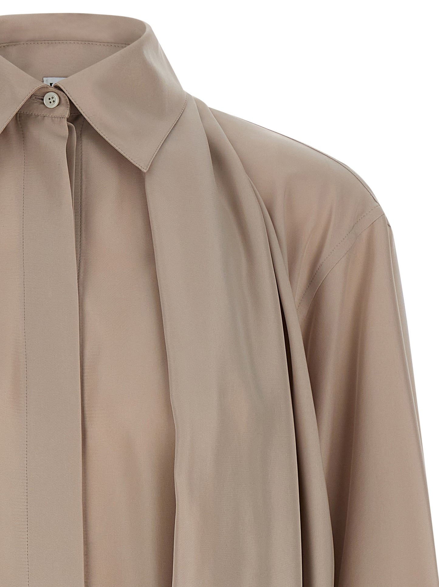 Silk draped shirt Shirt, blouse