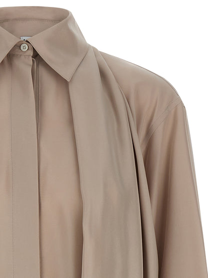 Silk draped shirt Shirt, blouse
