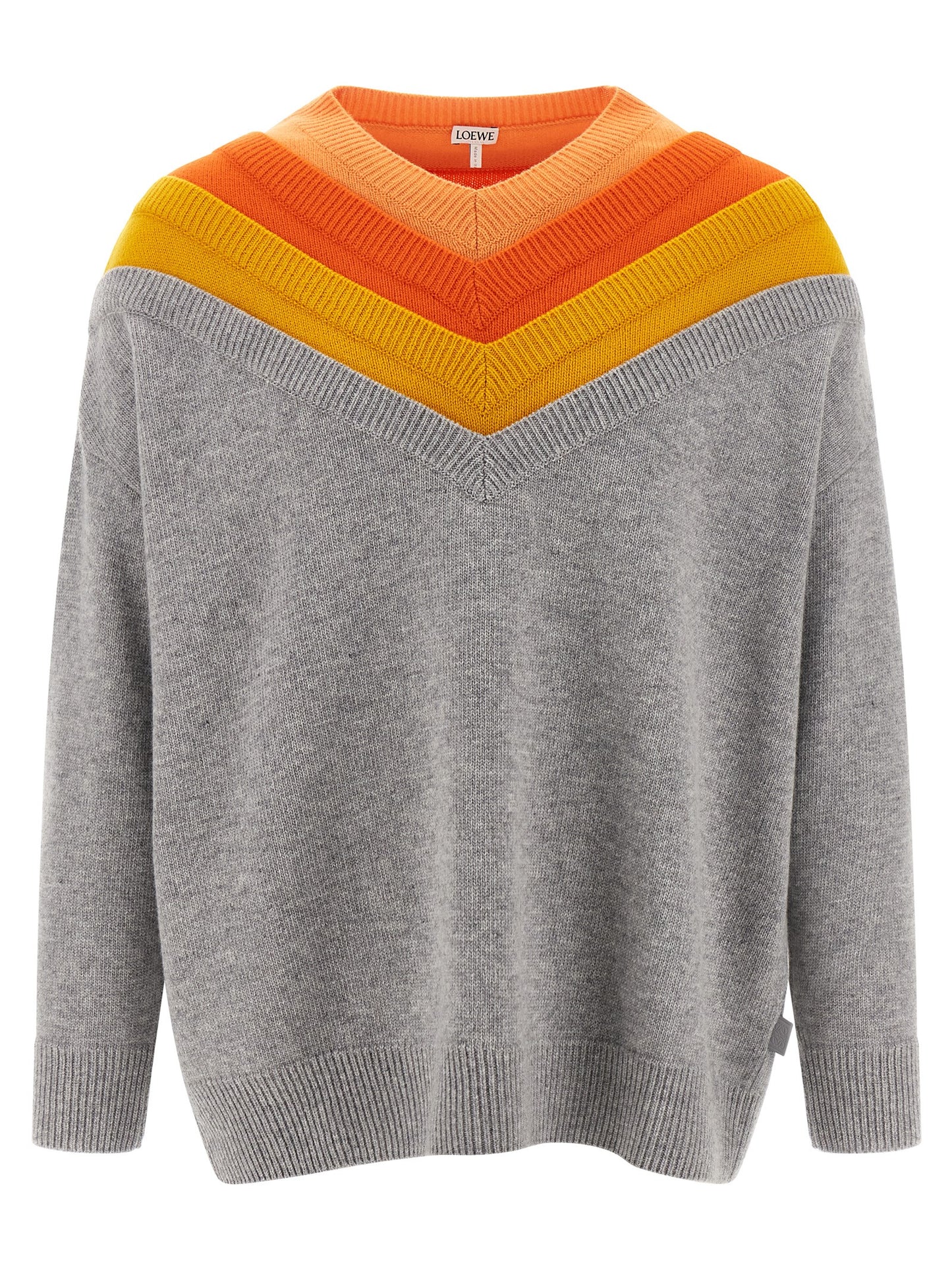 Layered construction sweater Sweater, cardigans