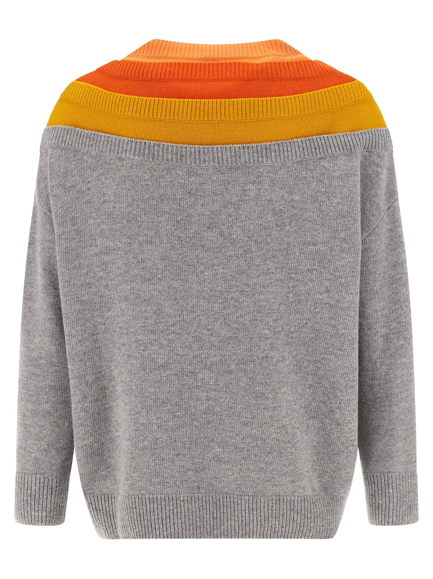 Layered construction sweater Sweater, cardigans