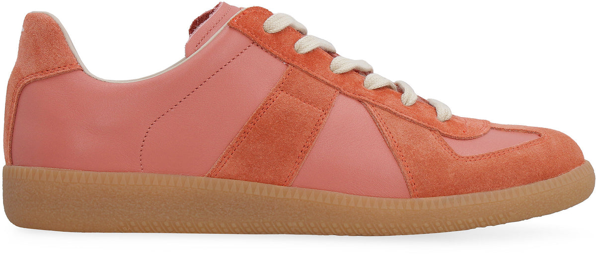 Maison Margiela Replica leather low-top sneakers