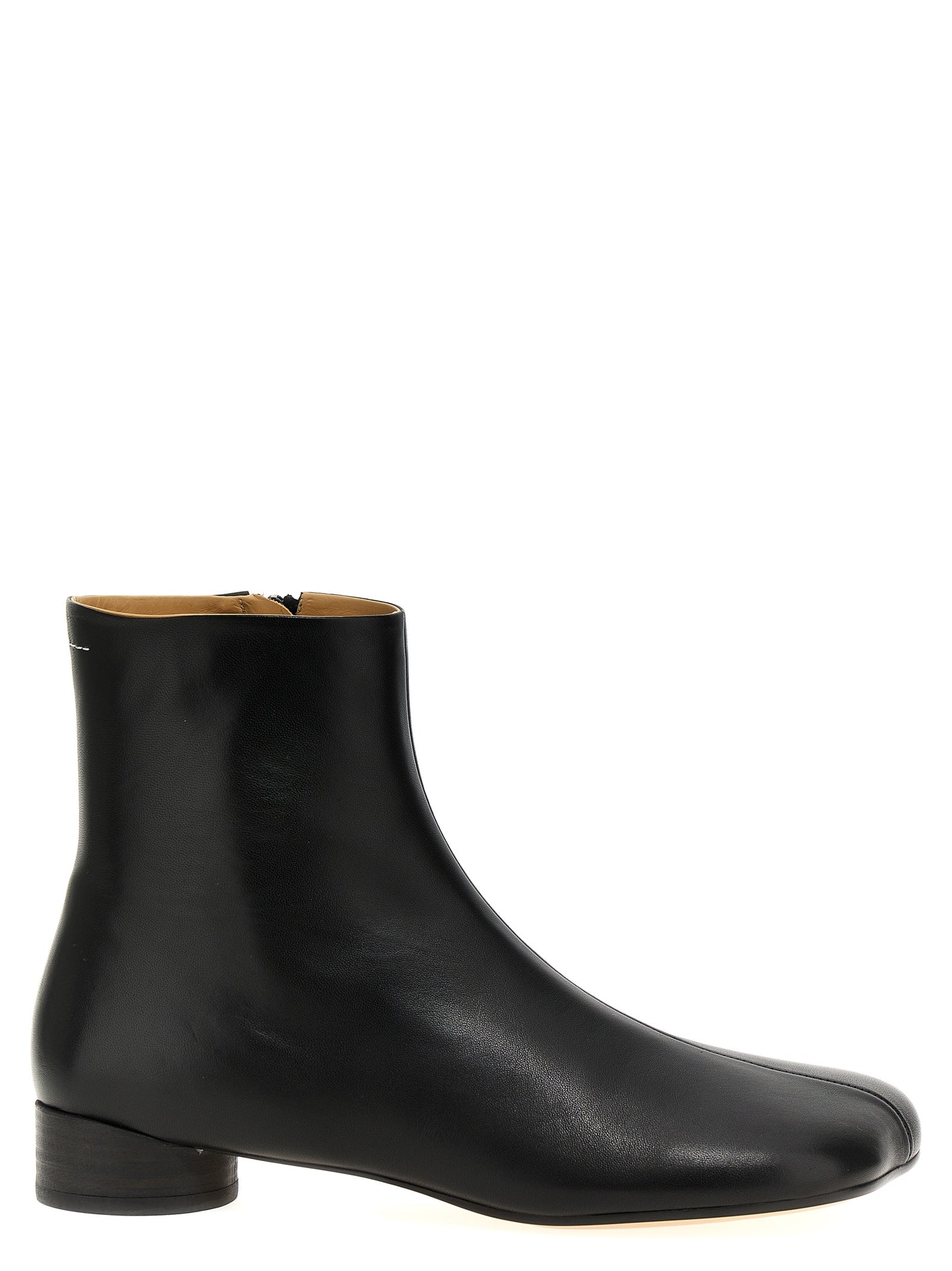 Ankle boots with shaped toe Boots, ankle boots