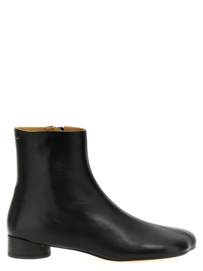 Ankle boots with shaped toe Boots, ankle boots