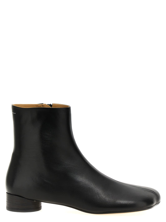 Ankle boots with shaped toe Boots, ankle boots