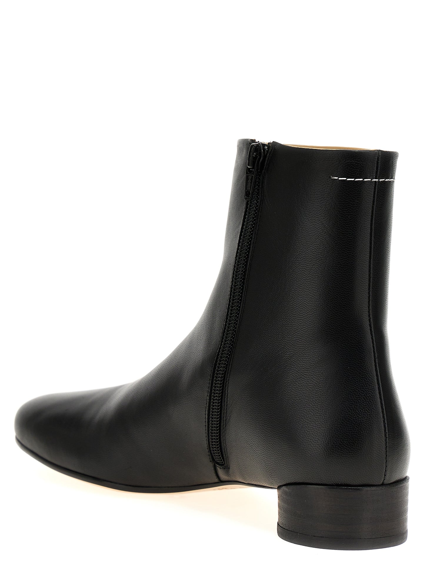 Ankle boots with shaped toe Boots, ankle boots