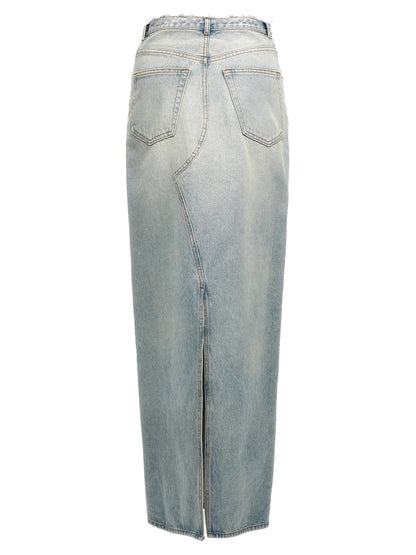 Long skirt slits Skirts