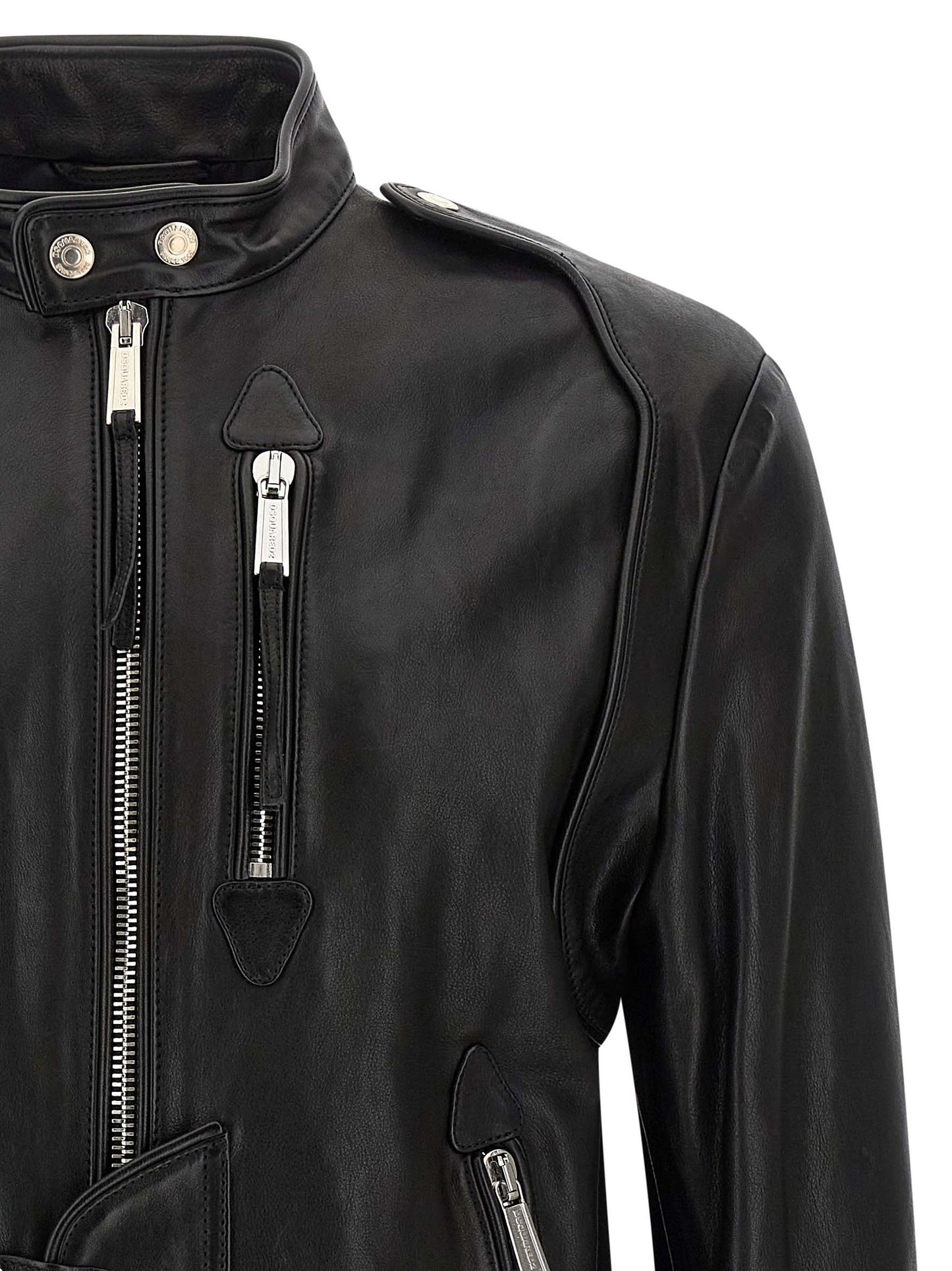 Dsquared2 x Ducati capsule leather jacket Down jacket, Parka, Casual jackets