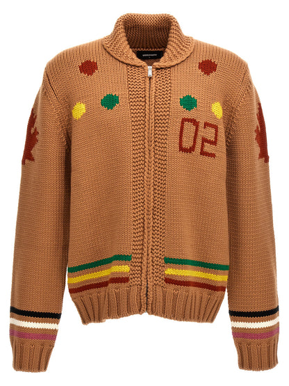 Jacquard cardigan Sweater, cardigans