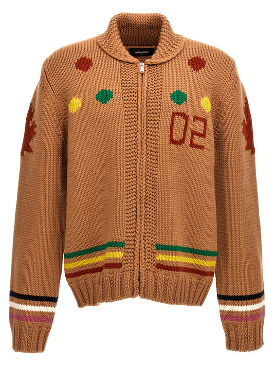 Jacquard cardigan Sweater, cardigans