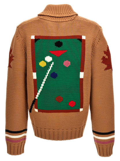 Jacquard cardigan Sweater, cardigans
