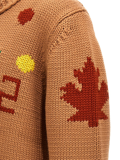 Jacquard cardigan Sweater, cardigans