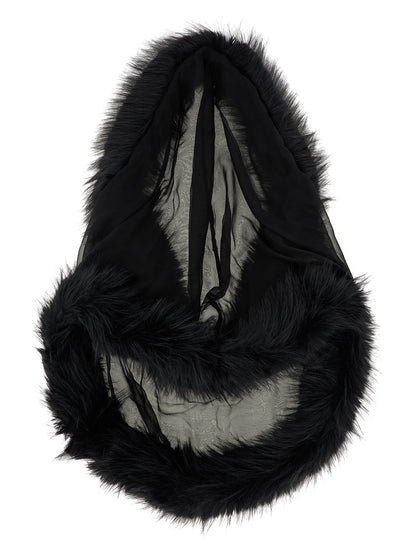 Hooded collar Scarves, foulards