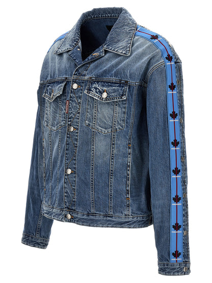 'Dan' denim jacket Down jacket, Parka, Casual jackets