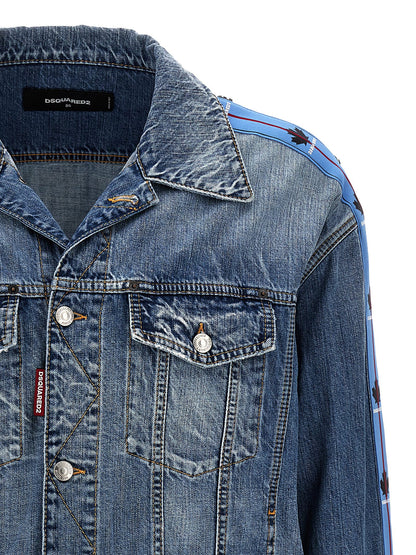 'Dan' denim jacket Down jacket, Parka, Casual jackets