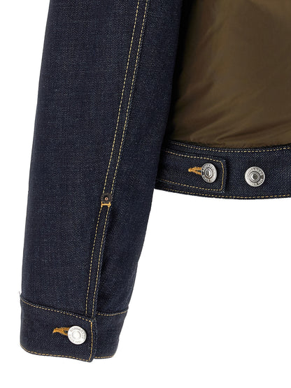 'Hybrid puffer-jeans' jacket Down jacket, Parka, Casual jackets