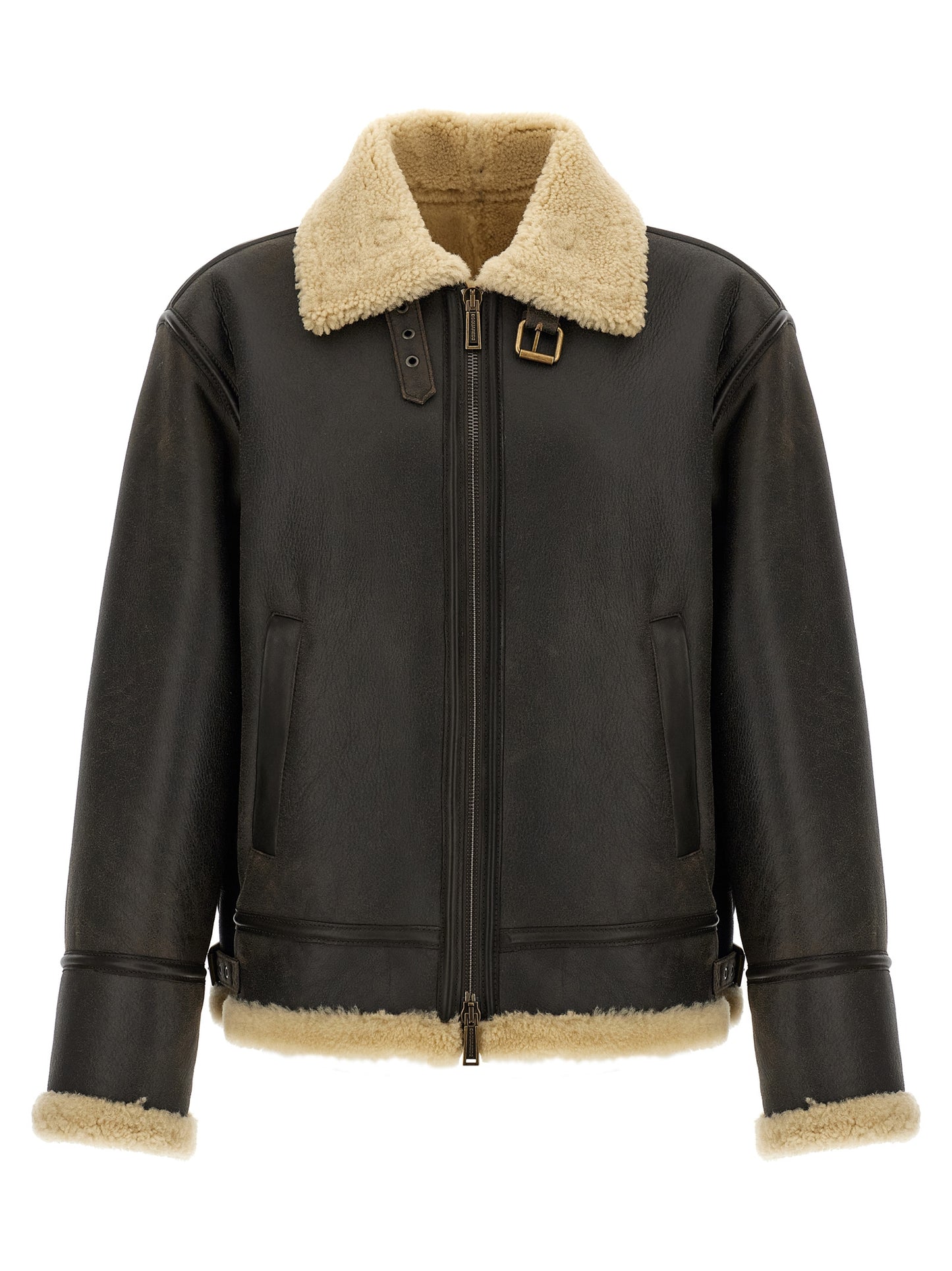'Aviator' sheepskin jacket Casual jackets, parka