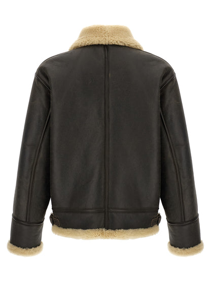 'Aviator' sheepskin jacket Casual jackets, parka