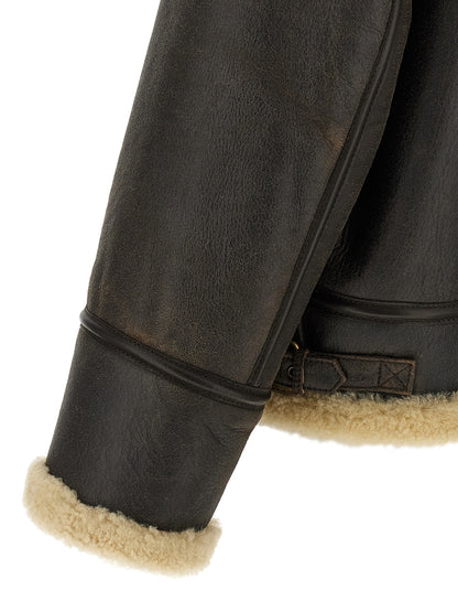'Aviator' sheepskin jacket Casual jackets, parka