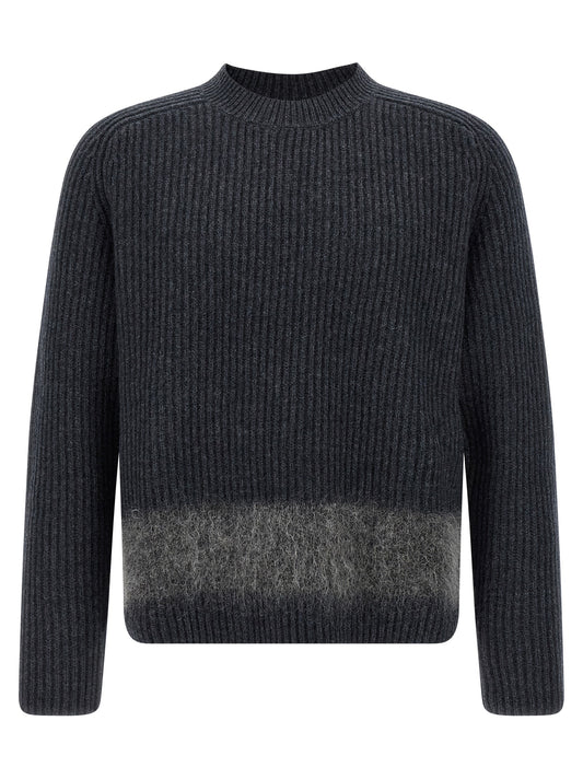 Carded wool insert sweater Sweater, cardigans