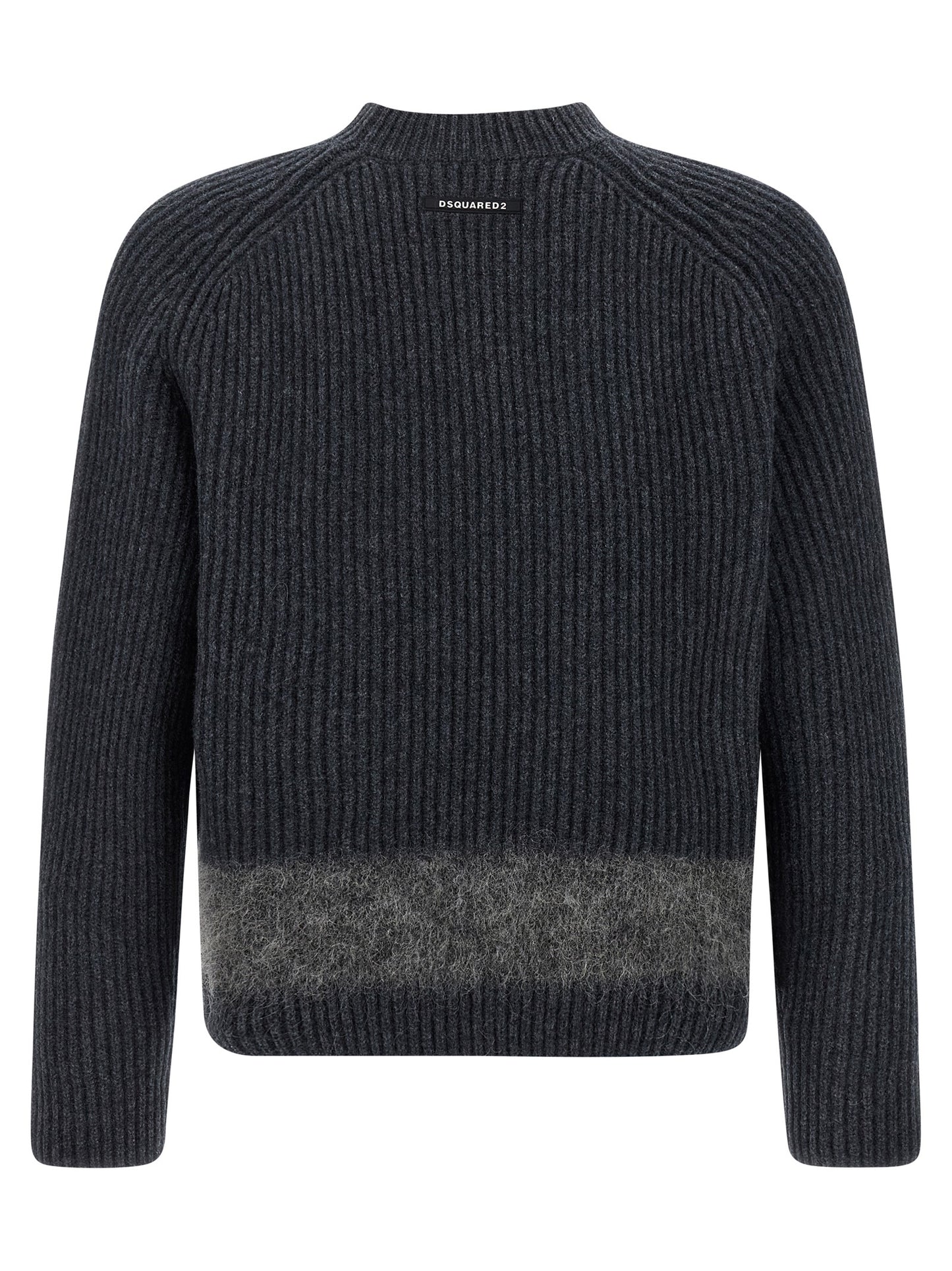 Carded wool insert sweater Sweater, cardigans