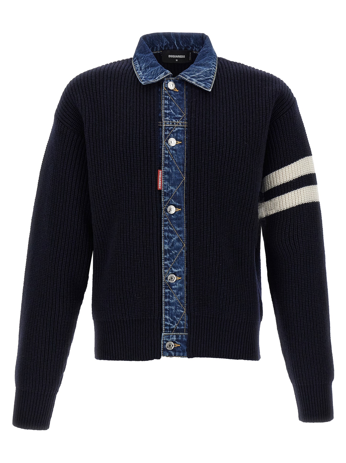 'Denim mix' cardigan Sweater, cardigans