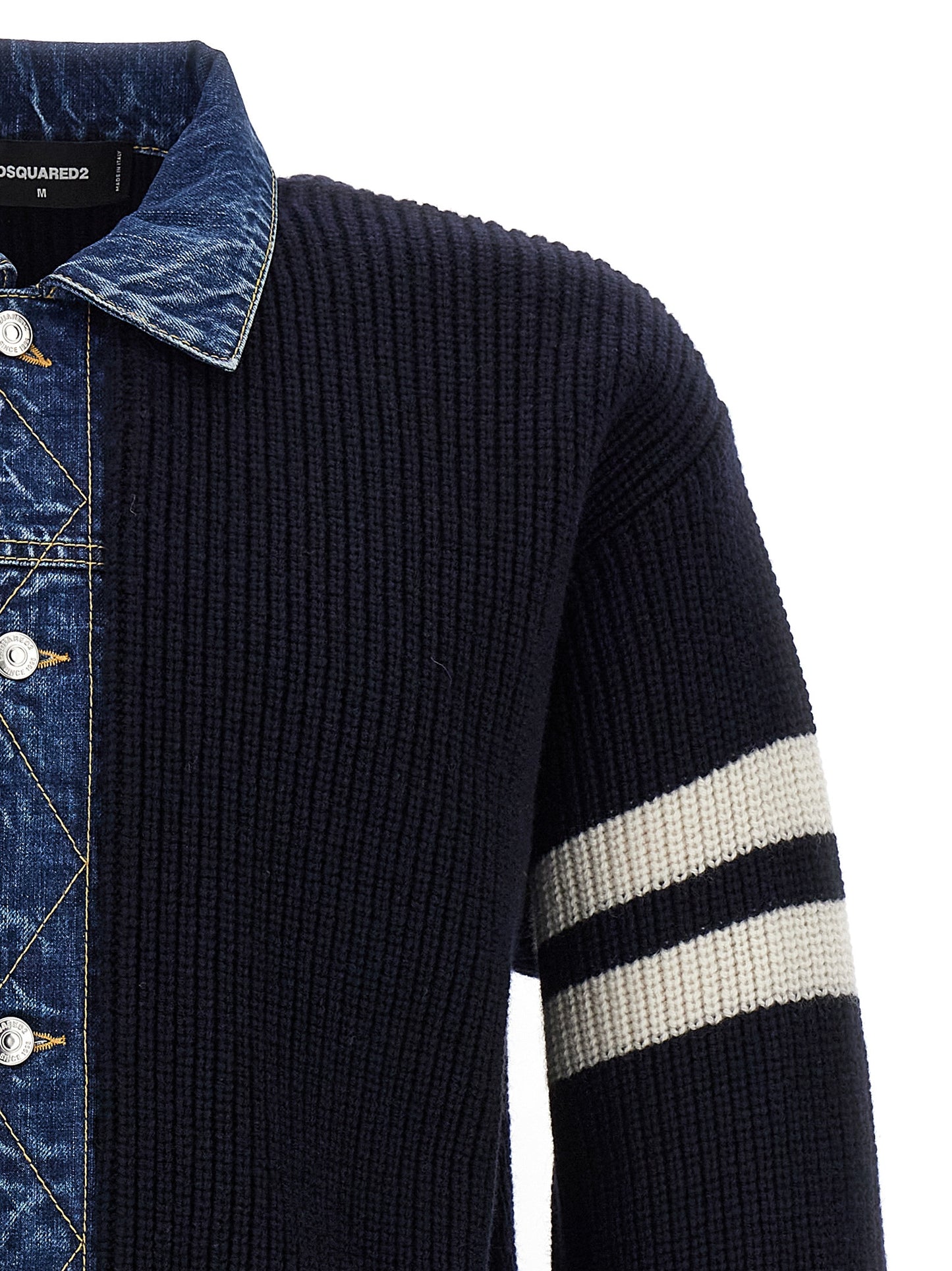 'Denim mix' cardigan Sweater, cardigans