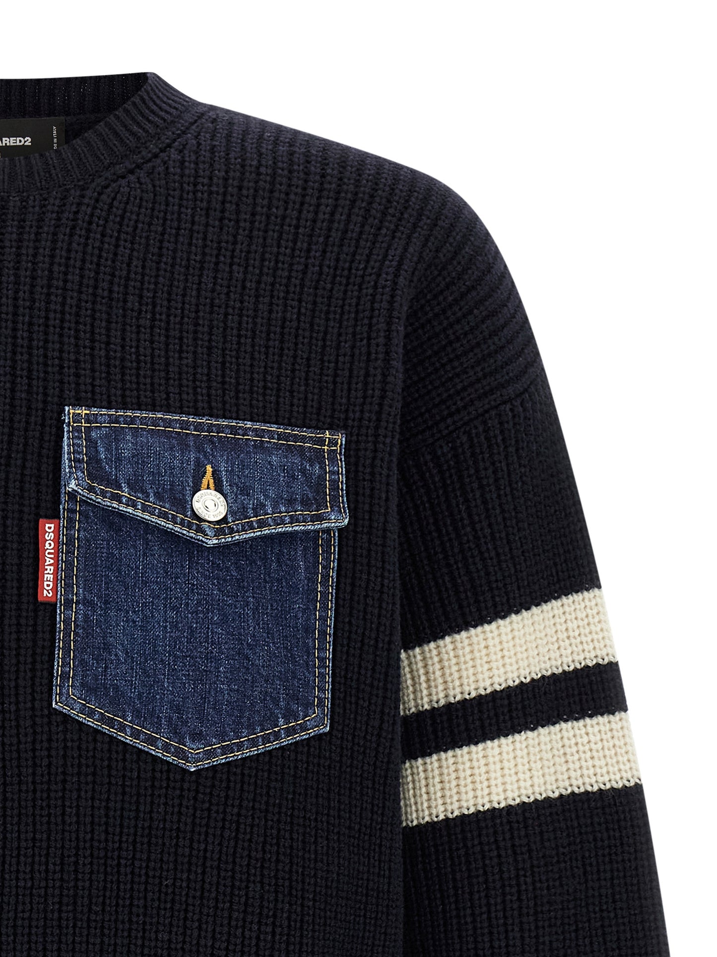 'Denim Mix' sweater Sweater, cardigans