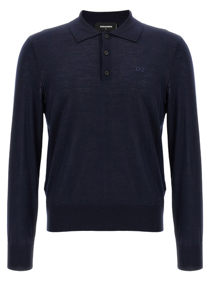 Logo embroidery polo shirt Polo