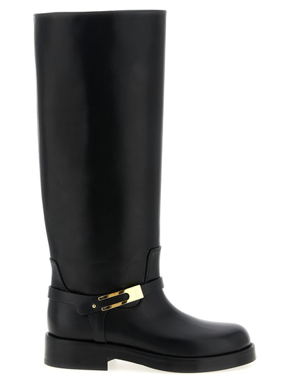 Logo strap boots Boots, ankle boots