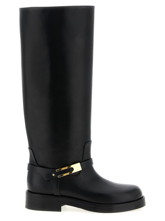 Logo strap boots Boots, ankle boots