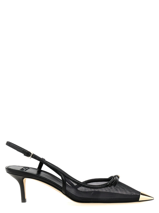 Bow slingback Pumps